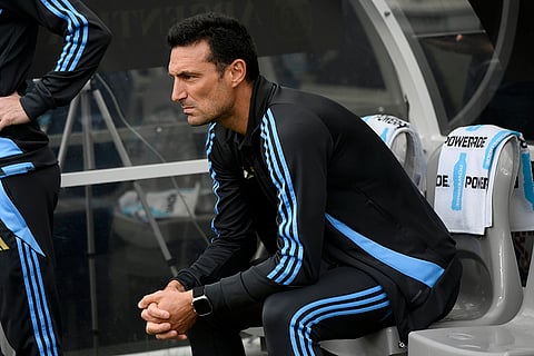 Argentina coach Lionel Scaloni